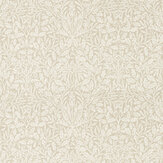 Pure Acorn Wide Width Fabric - Cream - by Morris