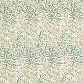 Willow Boughs Wide Width Fabric - Soft Teal/ Mint - by Morris