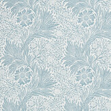 Pure Marigold Sheer Wide Width Fabric - Soft Blue - by Morris