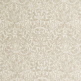 Pure Acorn Sheer Wide Width Fabric - Beige - by Morris