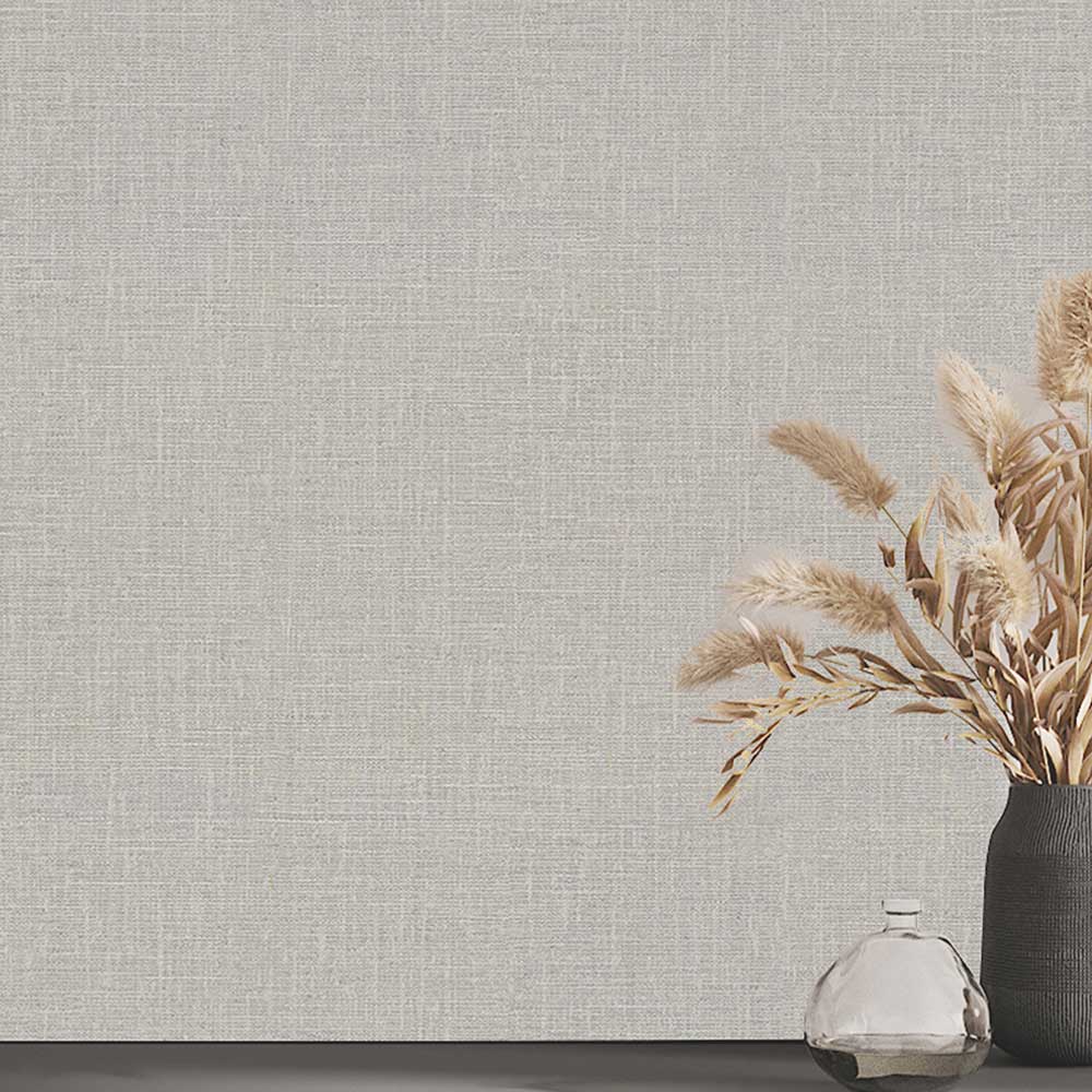 Greige Textured Wallpaper