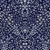 Garden Terrace Wallpaper - Blue - by Magnolia Home