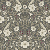 Colette Wallpaper - Charcoal - by Magnolia Home