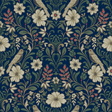 Colette Wallpaper - Ink - by Magnolia Home