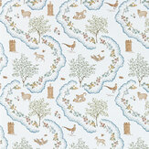 Wildflower Meadow Wallpaper - Going Green - by Sanderson. Click for more details and a description.