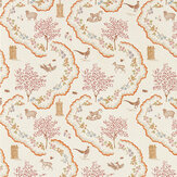 Wildflower Meadow Wallpaper - Maple - by Sanderson