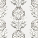 Folk Flowers Wallpaper - Morning Fog - by NextWall
