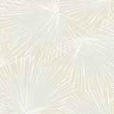 Palmate Leaf Frond Wallpaper - Pearl - by NextWall