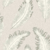 Ciara Feather Wallpaper - Sage - by Albany