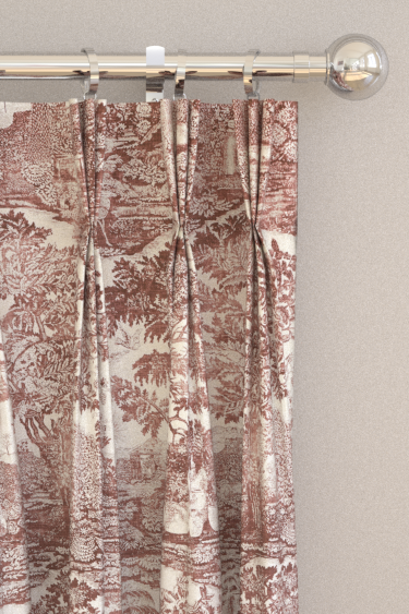 Highgrove Toile Curtains - Gritstone - by Sanderson. Click for more details and a description.