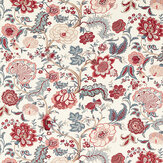 Salisbury Jacobean Fabric - Madder Rose - by Sanderson
