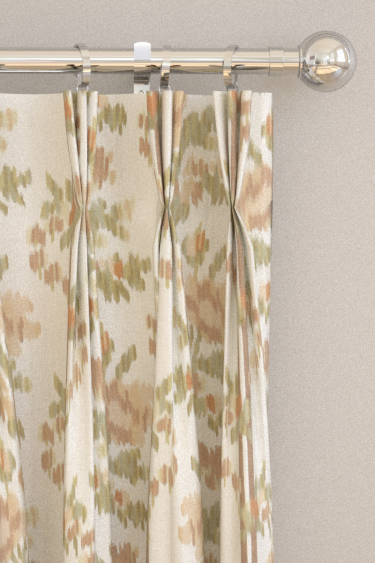 Apothecary Rose Curtains - Parchment/ Olivine - by Sanderson. Click for more details and a description.