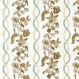 Kitchen Garden Embroidery Fabric - Gloucestershire Pear - by Sanderson