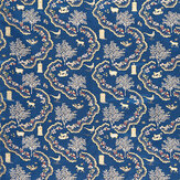 Wildflower Meadow Brocade Fabric - Sapphire - by Sanderson