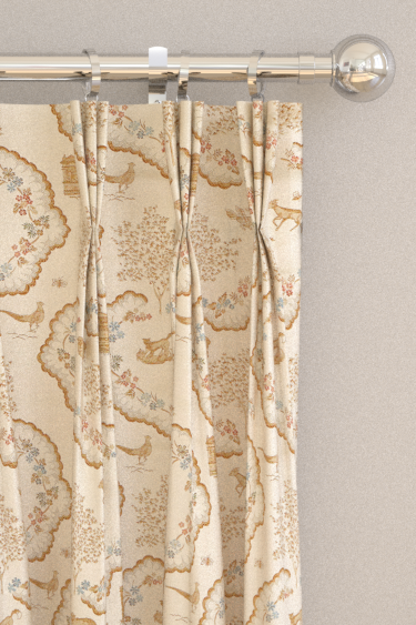 Wildflower Meadow Brocade Curtains - Pearl - by Sanderson. Click for more details and a description.
