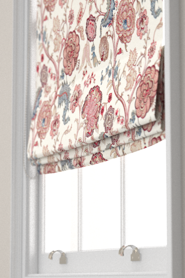 Salisbury Embroidery Blind - Crimson - by Sanderson. Click for more details and a description.