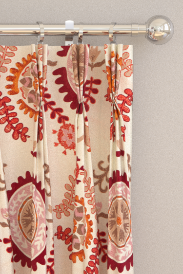 Annabel's Suzani Curtains - Mulberry - by Sanderson. Click for more details and a description.