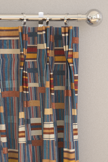 Rideaux Ewe Cloth  - Roussâtre / bleu nuit - Sanderson. Cliquez pour en savoir plus et lire la description.