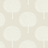 Tree Orchard Wallpaper - Sea Salt - by NextWall