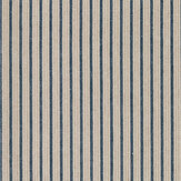 Tetbury Stripe Fabric - Jodhpur Blue - by Sanderson