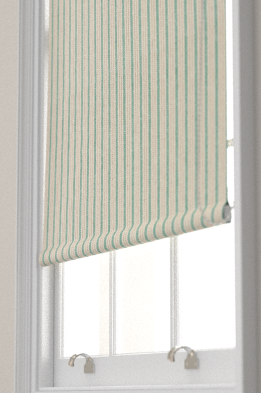 Tetbury Stripe Blind - Mineral Blue - by Sanderson. Click for more details and a description.
