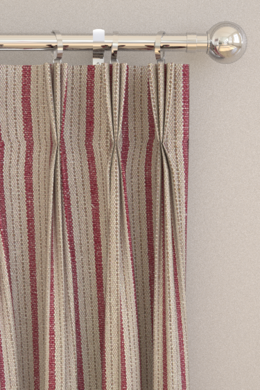 Cortinas Tetbury Stripe - Rubia roja - de Sanderson. Haz clic para obtener más detalles y una descripción.