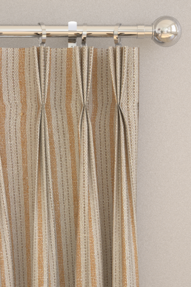 Tetbury Stripe Curtains - Golden Knot - by Sanderson. Click for more details and a description.