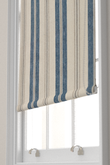 Highgrove Stripe Blind - Jodhpur Blue - by Sanderson. Click for more details and a description.