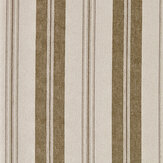 Highgrove Stripe Fabric - Meadow Moss - by Sanderson