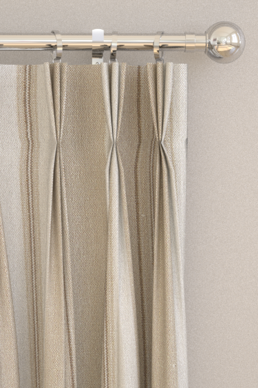 Highgrove Stripe Curtains - Gritstone - by Sanderson. Click for more details and a description.