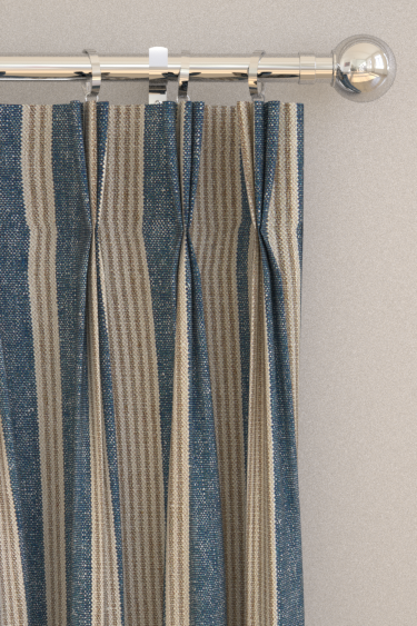 Amberley Stripe Curtains - Jodhpur Blue - by Sanderson. Click for more details and a description.