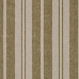 Amberley Stripe Fabric - Meadow Moss - by Sanderson