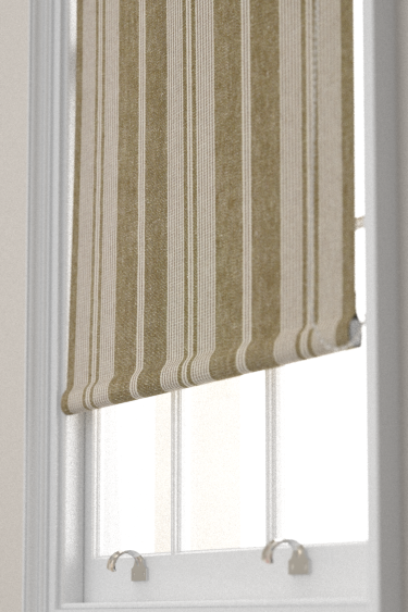 Amberley Stripe Blind - Meadow Moss - by Sanderson. Click for more details and a description.