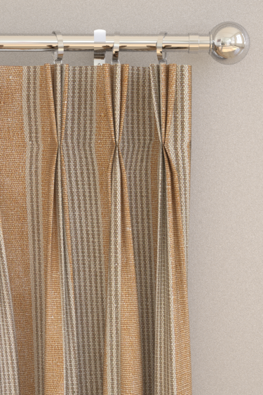 Amberley Stripe Curtains - Golden Knot - by Sanderson. Click for more details and a description.