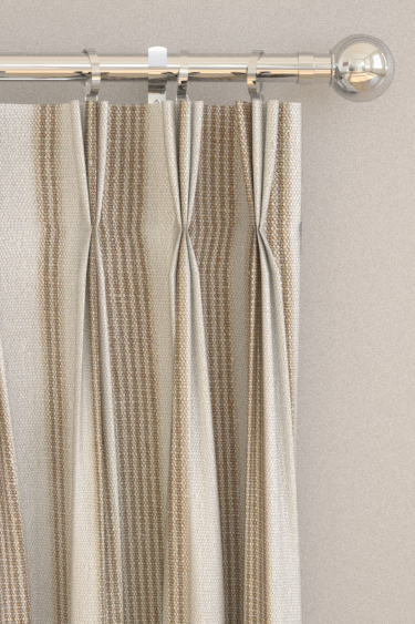 Rideaux Amberley Stripe - Pierre meulière - Sanderson. Cliquez pour en savoir plus et lire la description.