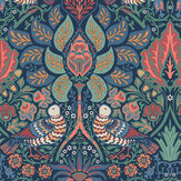 Dove & Rose Wallpaper - Midsummer - by William Morris at Home