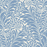 Honeysuckle Wallpaper - Cornflower Blue - by Cole & Son