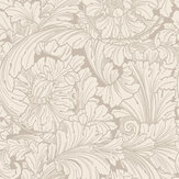 Acanthus Wallpaper - Cream & Pebble - by Cole & Son