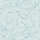 Acanthus Wallpaper - Print Room Blue - by Cole & Son