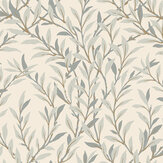 Willow Branch Wallpaper - Pebble on Cream - by Cole & Son
