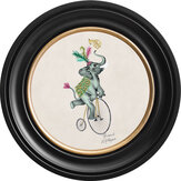 Elliot 44cm Ebony Frame Art - Chalk White - by Brand McKenzie
