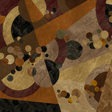 Starfield Mural - Gold - by Coordonne