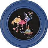 Flamboyance 44cm Cobalt Frame Art - Charcoal Black - by Brand McKenzie