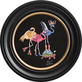 Flamboyance 44cm Ebony Frame Art - Charcoal Black - by Brand McKenzie