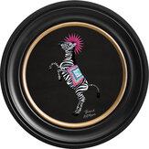 Kiki 44cm Ebony Frame Art - Charcoal Black - by Brand McKenzie