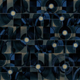 Diagrams Mural - Gold - by Coordonne