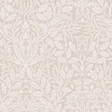 Acorn Wallpaper - Hessian - by William Morris at Home