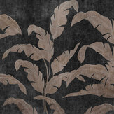 Leaves Shadow Mural - Silver - by Coordonne