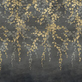 Vine Shadow Mural - Gold - by Coordonne
