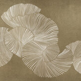 Diving Moment Mural - Gold - by Coordonne